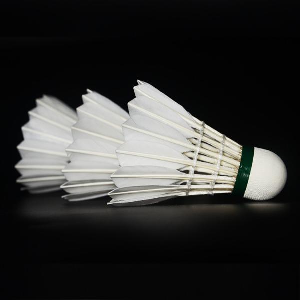 Super Class Goose Feather Shuttlecock Badminton For International Tournament