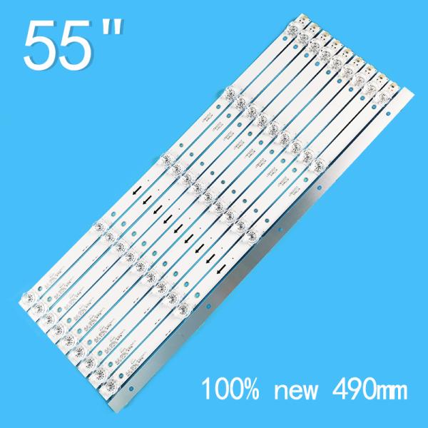 MCPCB 55QHQJP AKTV5534 LED Backlight Strip JS-D-JP55EU-051EC 70317 E55EU/EP1000
