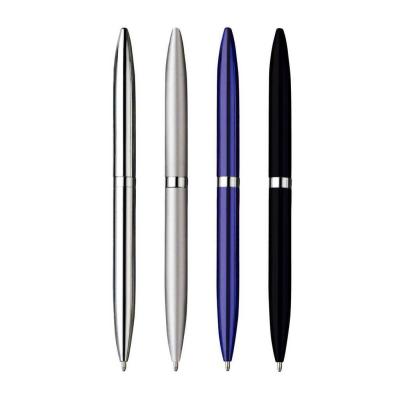 novel style twist advertising logo metal pen, good for gift logo use