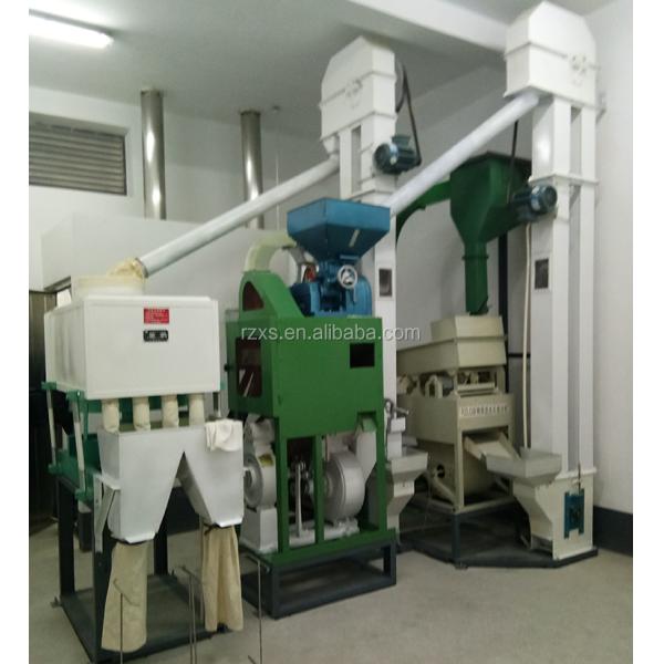 Electric Compact Automatic Mini Rice Mill Plant with Destoner and Peeling Machine