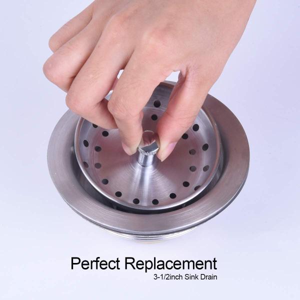 Commercial Sink Basket Replacement Sink Basket Replacement For 3-1/2 Inch Standard Drains