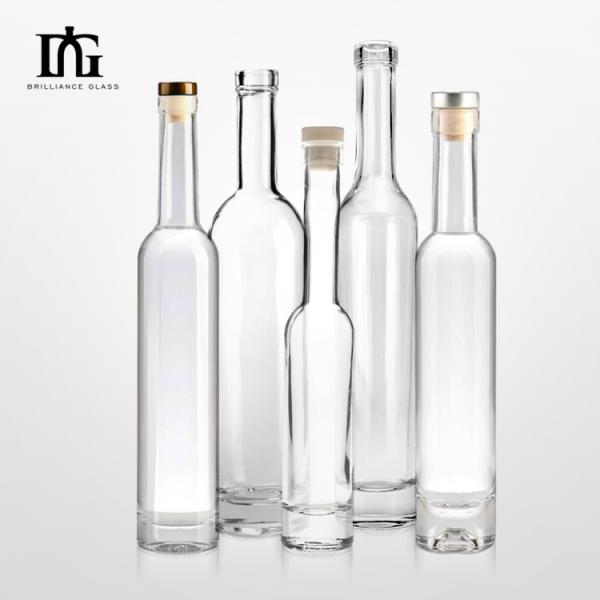 Manufacture Modern Simple Glass Bottle Whisky 350ml Tequila for Industrial Beverage