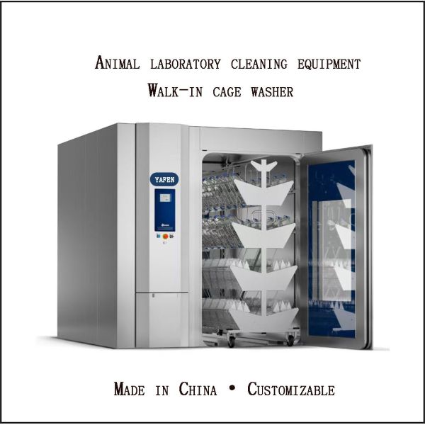 Electric Clamping & Turning SPF Laboratory Cage Inverter, Fully Automatic Cage-Tilting Equipment Matched with Bedding Dumping Station in Animal Center