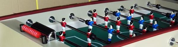 5FT Senior Football Table Wood Game Table With Metal Player Telescopic Rods