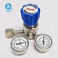 W21.8 RH Stainless Steel Pressure Regulator R11 Cylinder Connector PTEE