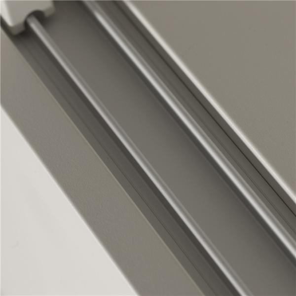 Office Double Doors Portable Stainless Steel Cupboards With Glass Doors