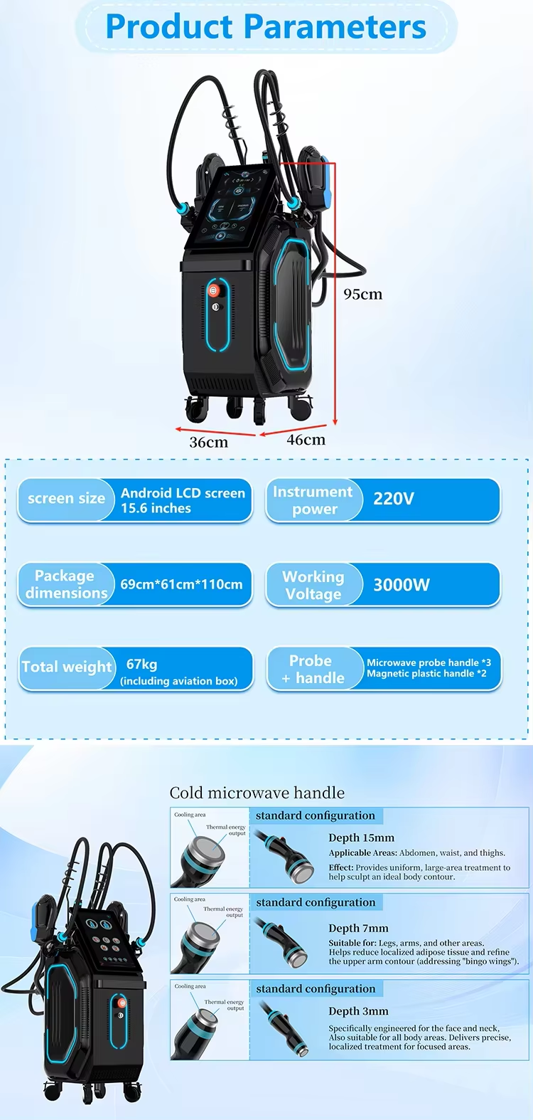 Professional Body Slimming Machine Dual Technologies EMS Body Sculpting Neo + Onda Pro Micro Cool Waves to Build Muscle and Reduce Fat with