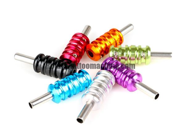 Rotary Tattoo Machine Aluminum Tattoo Grips , Disposable Grips 7 Different Colors
