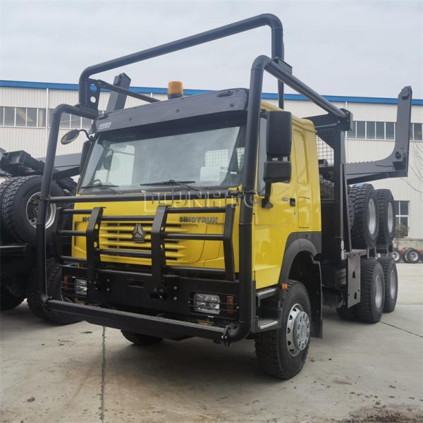 6x4 TIMBER Wood Transport Logging Trailer Sinotruk Howo Brand