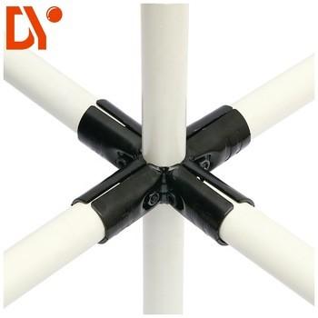 Corrosion Resistance Lean Tube Connector Pipe Joint System Fasten Style