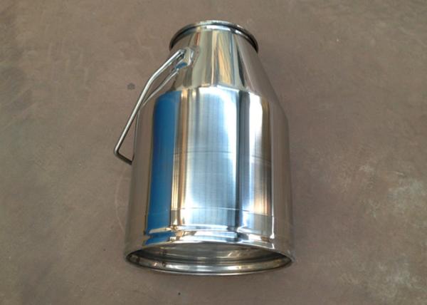 Heavy Duty 25L Stainless Steel Milking Bucket Pail Without Lid For Most Machines