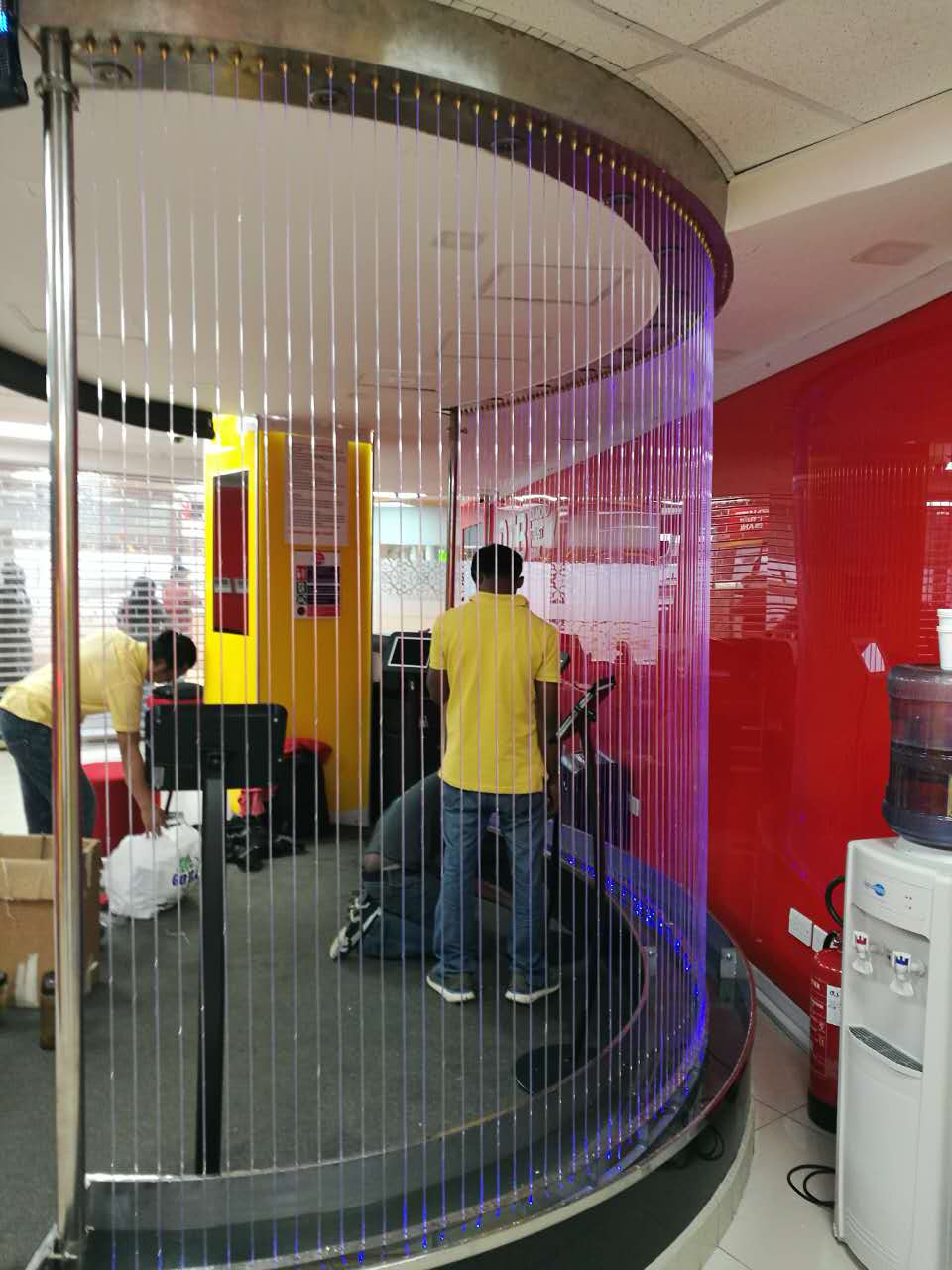 Дизайн декоративного фонтана RGB подводное освещение