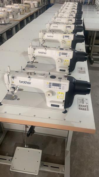 Used 1 Needle S7100A Brother Lockstitch Sewing Machine With Automatic Thread Trimmer