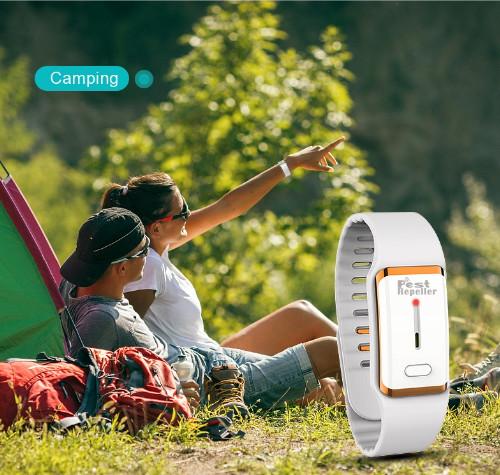 Women Men Ultrasonic Mosquito Repellent 8 Meter Insect Control Bracelet outdoor