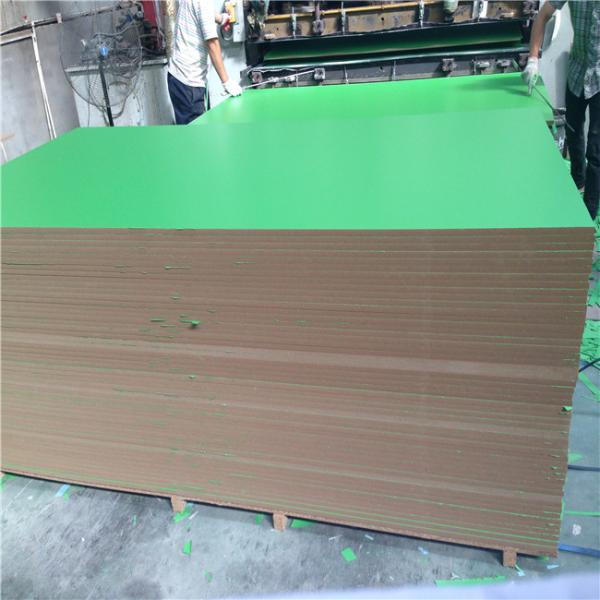 Both Side Green Color 25mm 1220*2440mm Melamine Faced MDF