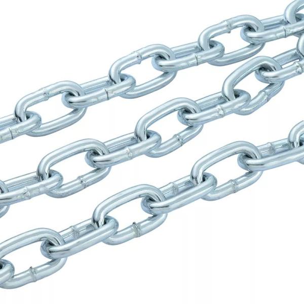 Aço inoxidável de bom desempenho Soldado Galvanizado Link Chain para transportador
