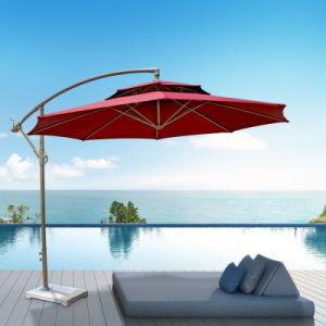 Red Roman Style Outdoor Patio Umbrellas for Garden and Balcony Decoration