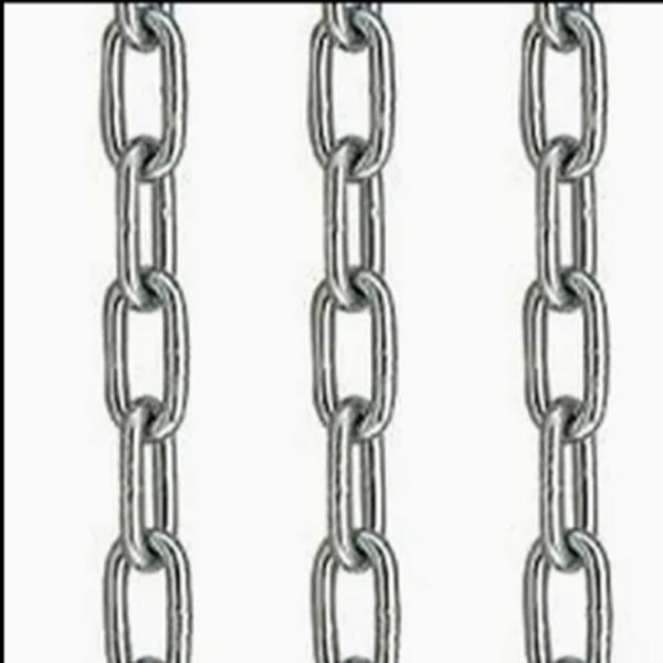 Stainless Steel 304 DIN766 Welded Link Chain Heat Resistant
