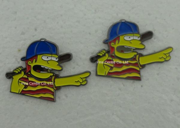 Die Struck High Polish Pin Badge , Die Casting Hard Enamel Pin , 3D Zinc Alloy Badges