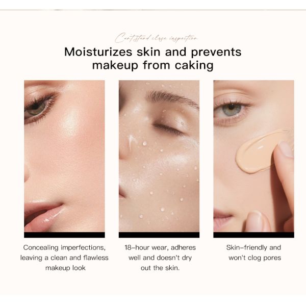 Makeup Base Skin Tint Make up Bb Cream Cushion Foundation Moisturizing Full Coverage Waterproof Liquid Foundation Makeup