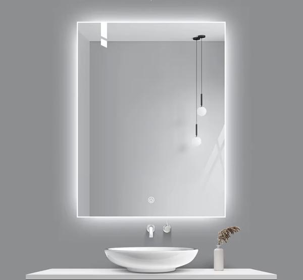 Rectangle Smart Ultra Slim LED Bathroom Mirror With Bluetooth Speaker