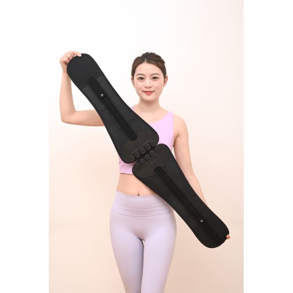 Adjustable Pull Cable Lumbar Support Belt | Breathable Mesh Waist Brace For Lower Back Pain Relief