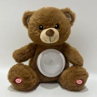 2023 Nouveau produit jouets en peluche bébé ours en peluche musique sucette et allume l'usine BSCI