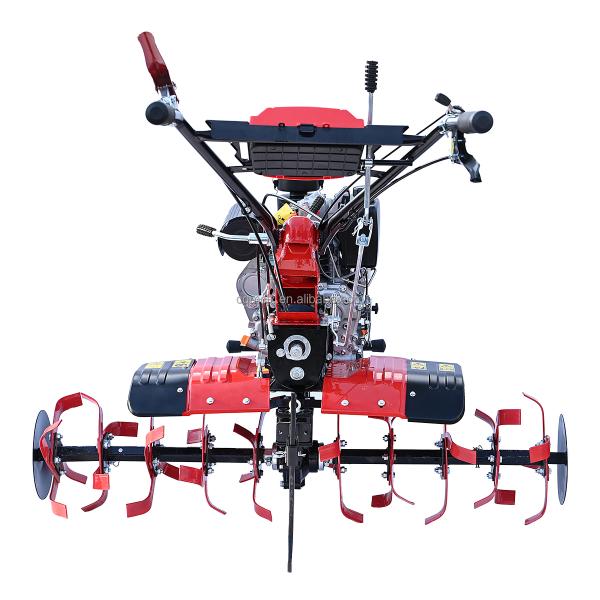 161x101x102CM 7Hp Farm Mini Land Cultivation Machine Walking Hand Tractor Cultivator