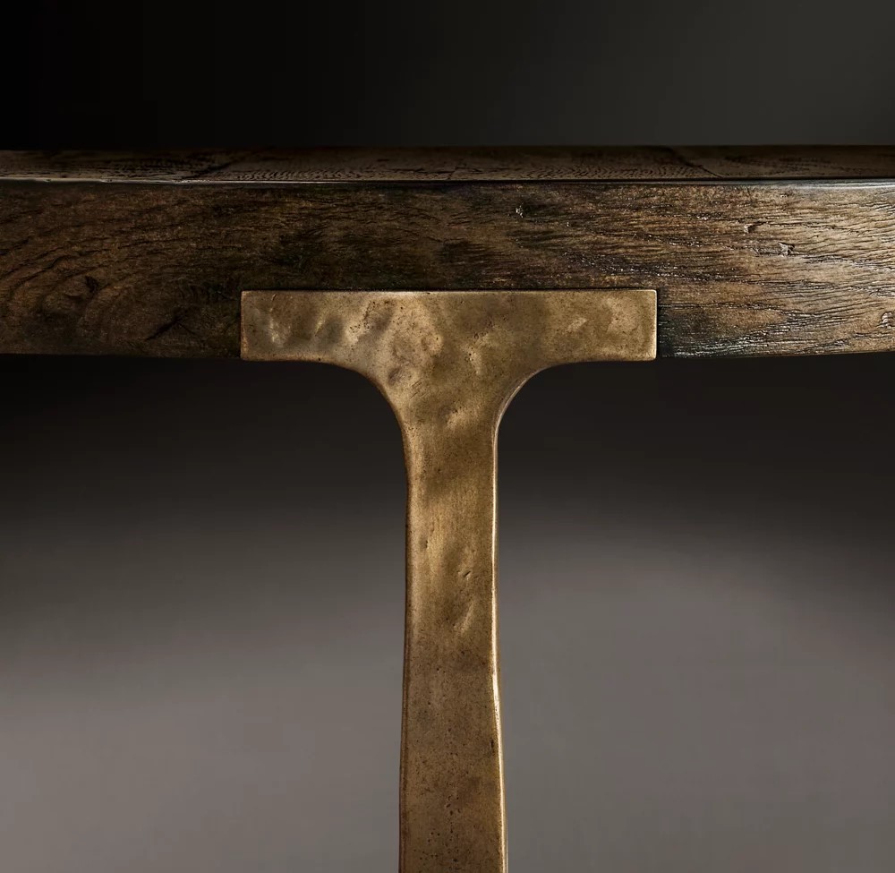 Assembly Required Modern Coffee Table 1000x1000x450mm With Stainless Steel And Wood Top