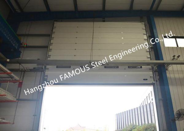 Overhead Sectional Steel Industrial Garage Doors Factory Up Ward Fast Lifting Gate