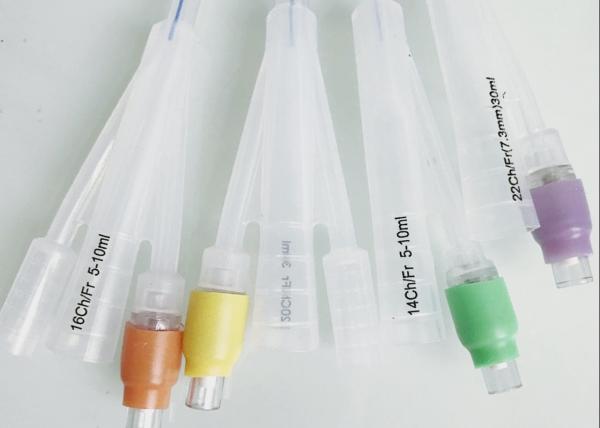 6 FR - 26 FR Double Balloon Foley Catheter Different Colors Appearance