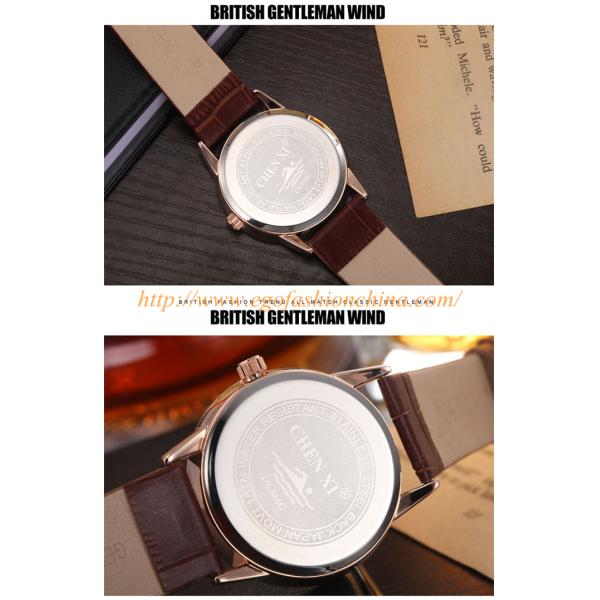 066A Rose Gold Roma Marks Stainless Steel Caseback Watch Quartz Movement Japan Watch OEM