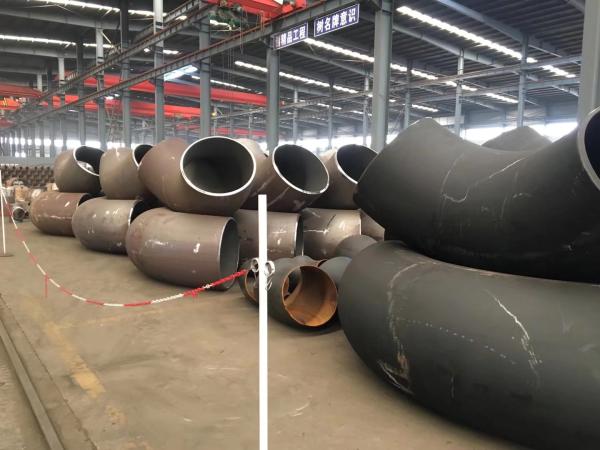 8X6 Butt Weld Elbow , Weldable Pipe Elbows Space Saving Compact Structure