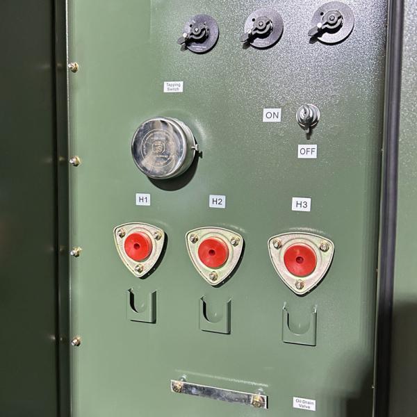 300Kva Three Phase Pad Mounted Transformer Oil Immersed Distribution 12870V To 208V ANSI IEEE Standards