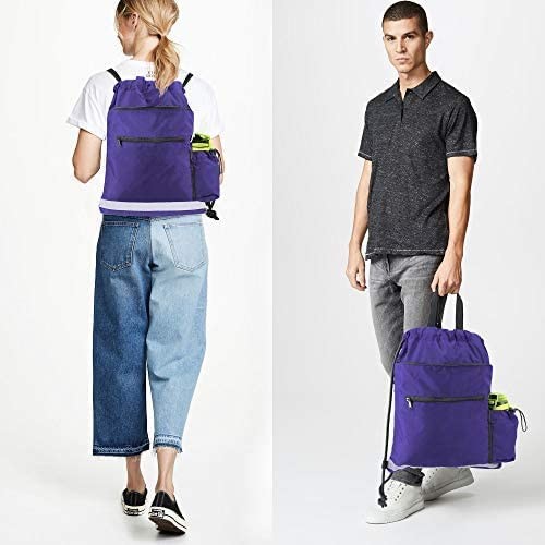 Shockproof Drawstring Bag Backpack Gym Sports Bag For Swim Women Men