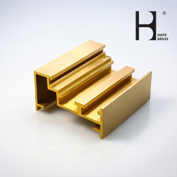 2300mm Length Copper Door Stopper , Fadeless Copper Profiled Bar