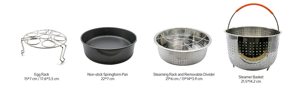 Microwave Silicone Kitchen Utensils FDA Multifunction Stainless Steel Food Steamer Insert