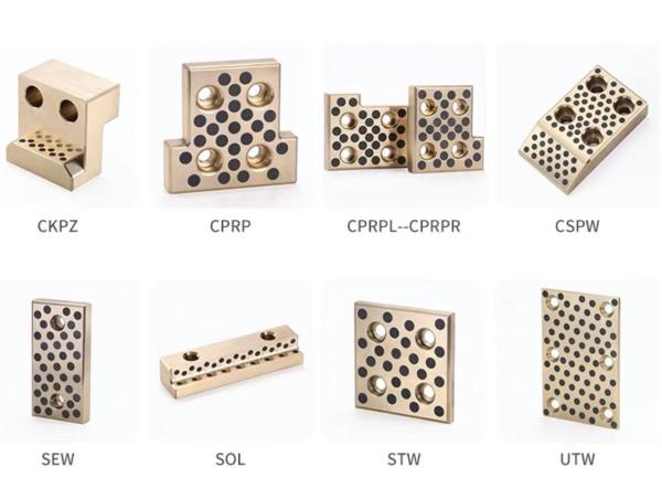 C86300 Alloy Solid Lubricant Guide Rail Wear Pad JSP Plate