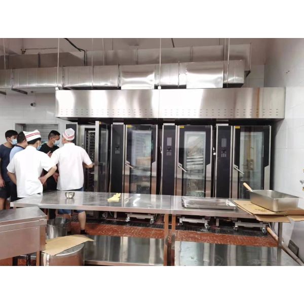 Twenty Layer Touchscreen Commercial Electric Combi Oven 37KW With LED Lights
