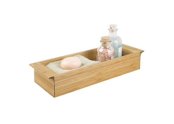 Organic Bamboo Hot Selling  with Handle Unique Design Customized Size Organizer Bamboo Storage Box