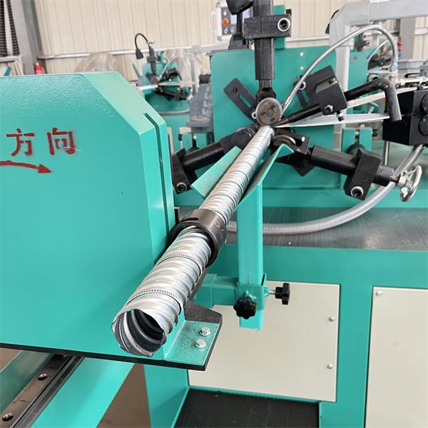 Prestressed Metal Corrugated Pipe Extrusion Equipment Metal Tube Production Machine