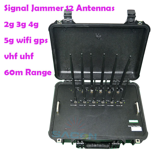 12 антенн 56w 868mhz 5G блокировщик сигналов