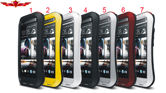 Hot Selling Aluminum Dirtproof/Shockproof/Waterproof Case For HTC One Max Gift Box Yes