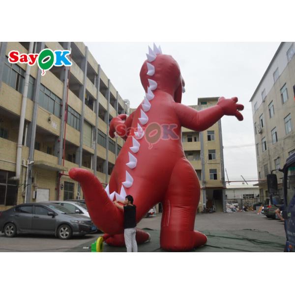 Надувный рождественский динозавр ПВХ брезент гигантский надувный раптор динозавр воздушный шар динозавр