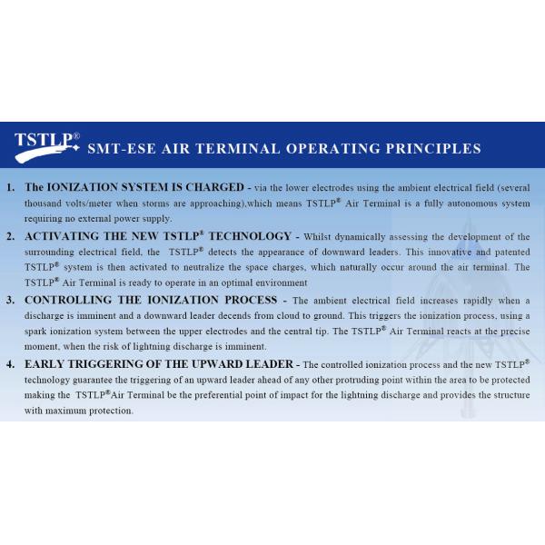 3.5kg Net Weight ESE Lightning Arrester System , Durable Lightning Protection System