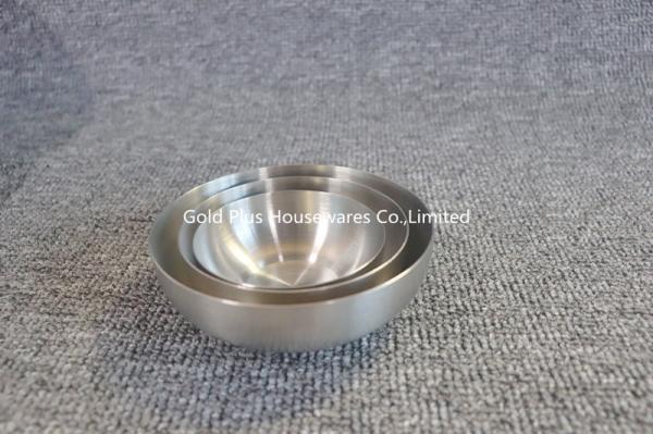 Promotional catering small sauce dish modern hotel tableware luxuary stainless steel salad bowl set