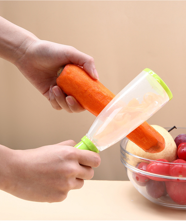 Convenient Multifunctional Storage Scraper Peeler for Quick and Easy Peeling