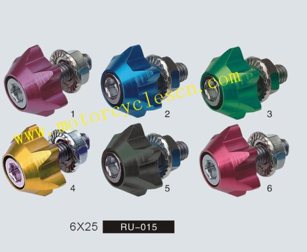 Motorcycle motocross Aluminum Colorful Nuts 6×20 Bike Blue Red Yellow White