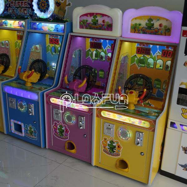 Fabricante Venda a retalho Dino Land Ticket Redemption Coin Operated Kids Lottery Shooting Ball Arcade Game Machine