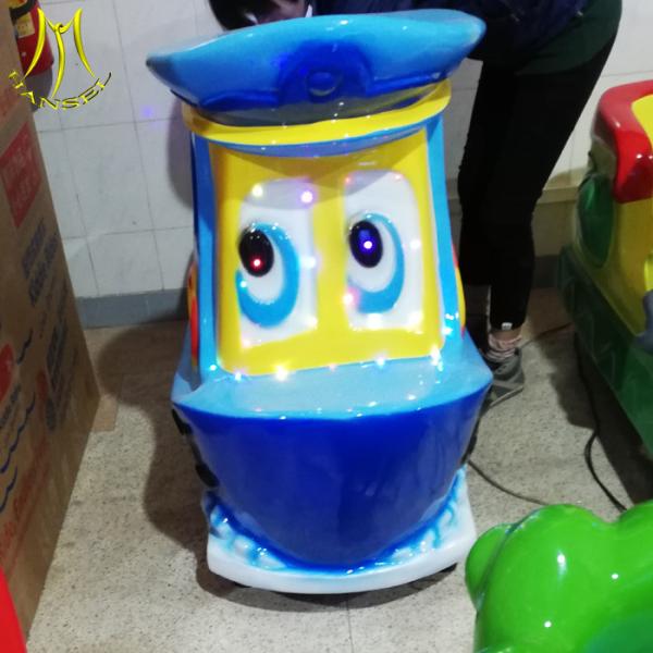 Hansel low price funny kiddie ride on new types fiberglass game machine